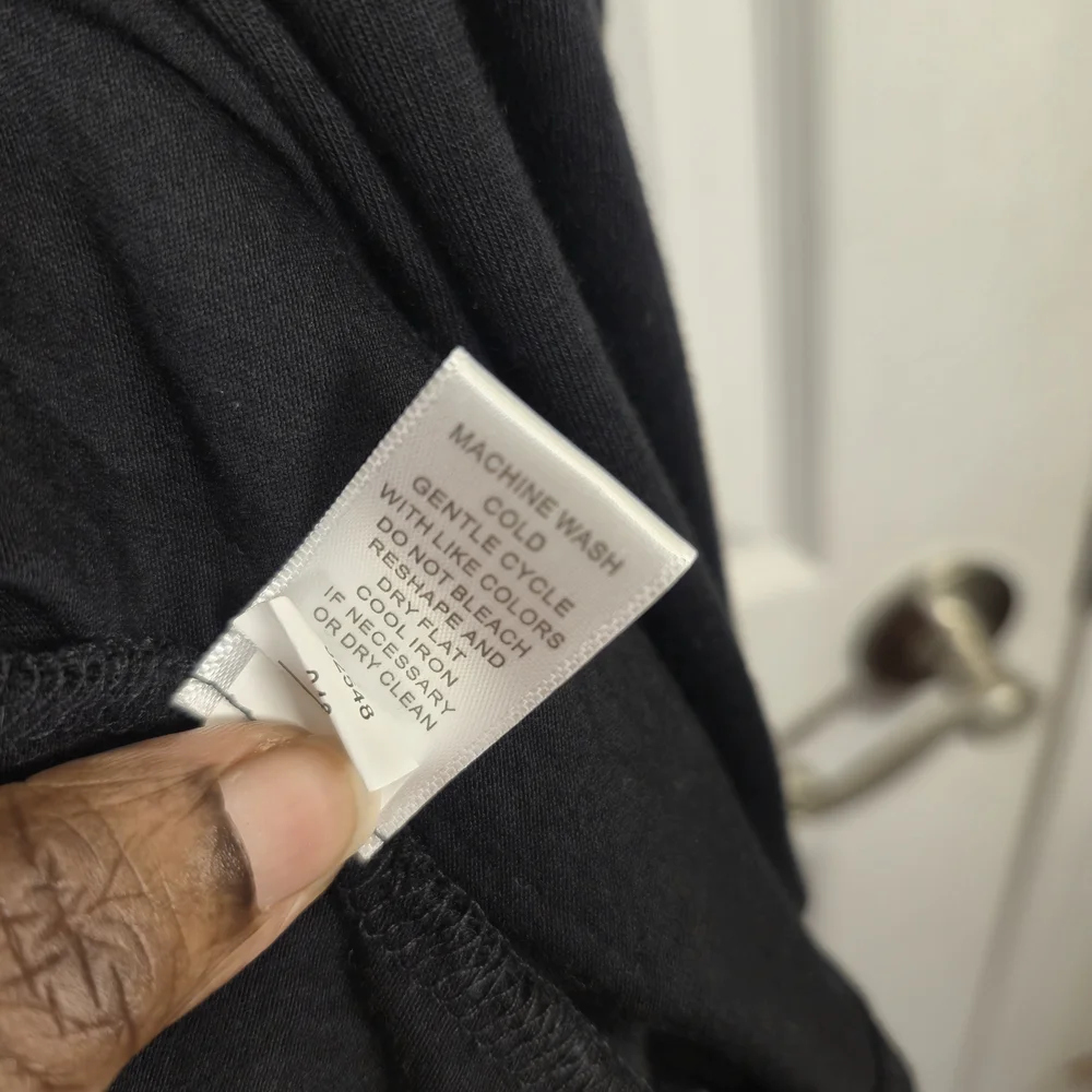 Cable & Gauge Black V-Neck Button Front Cardigan - Size L - Picture 9 of 9